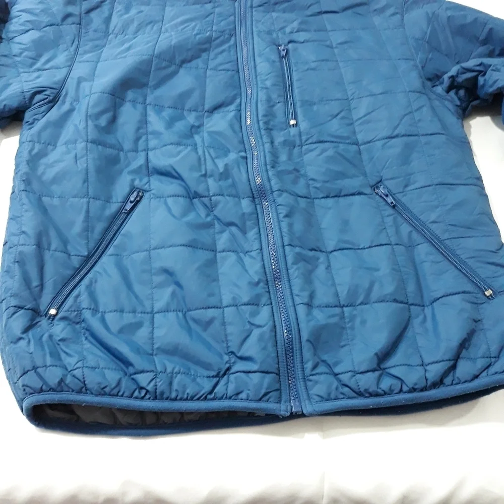 L.L.Bean Thinsulate Jacket Zipper Up Lightweight Blue Size Medium